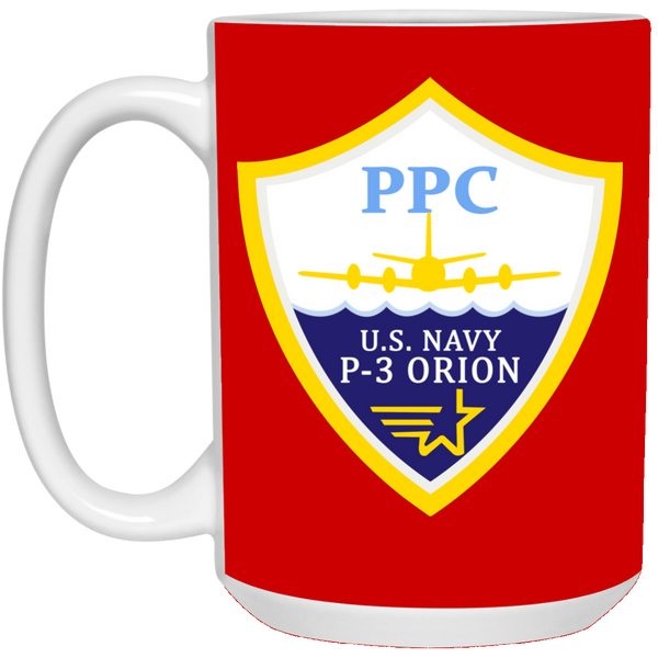 P-3 Orion 3 PPC White Mug - 15oz