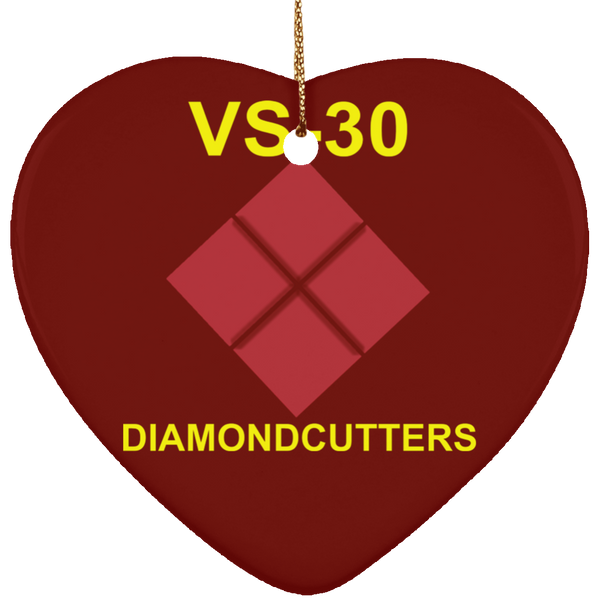 VS 30 4 Ornament Ceramic - Heart