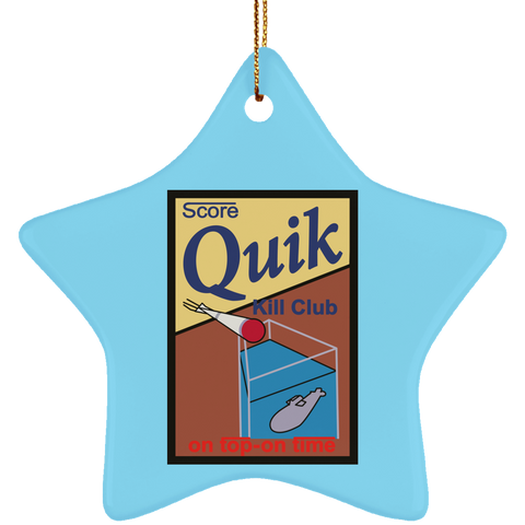 Quik Kill Club Ornament - Star