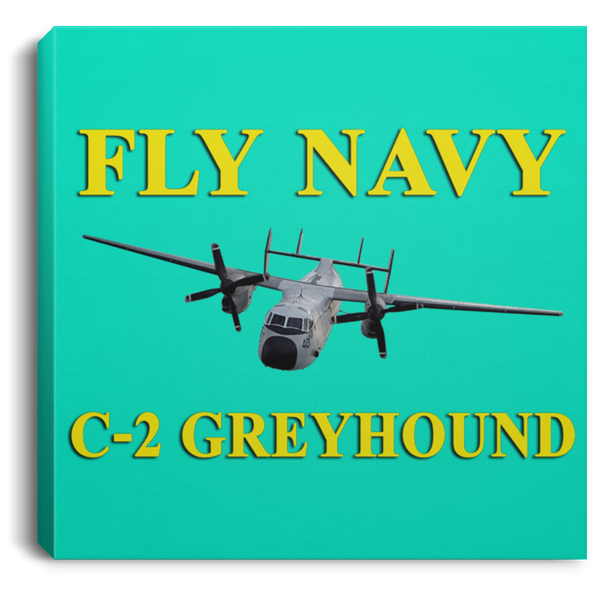 Fly Navy C-2 3 Canvas - Square .75in Frame