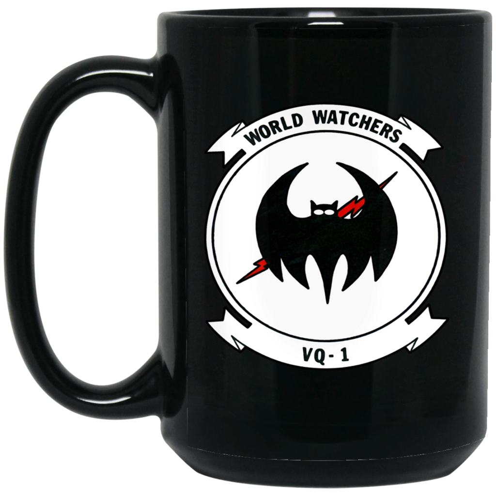 VQ 01 3 Black Mug - 15oz