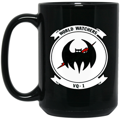 VQ 01 3 Black Mug - 15oz