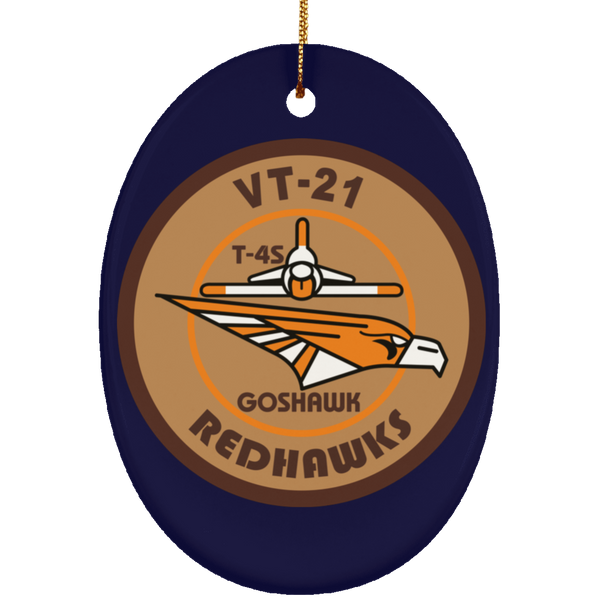 VT 21 9 Ornament Ceramic - Oval