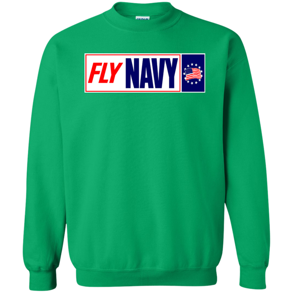 Fly Navy 1 Crewneck Pullover Sweatshirt