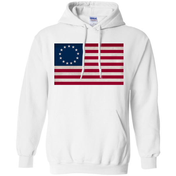 Betsy Ross Flag Pullover Hoodie