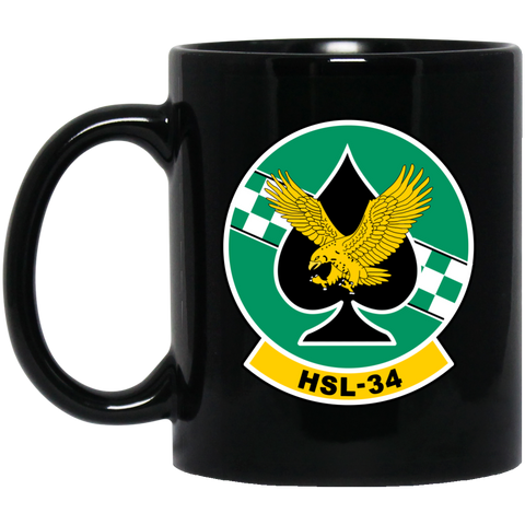 HSL 34 2 Black Mug - 11oz