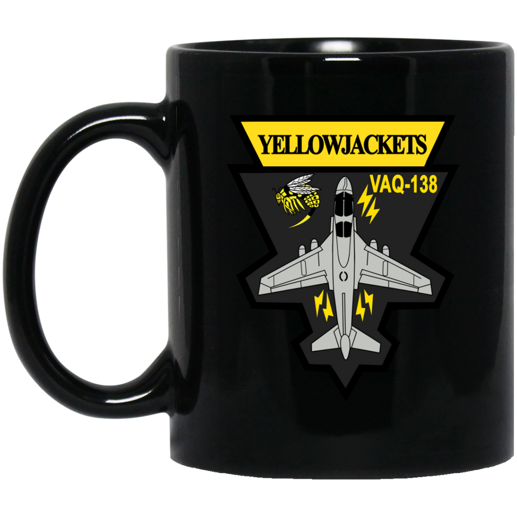 VAQ 138 3 Black Mug - 11oz