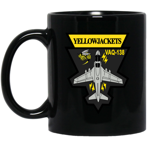 VAQ 138 3 Black Mug - 11oz