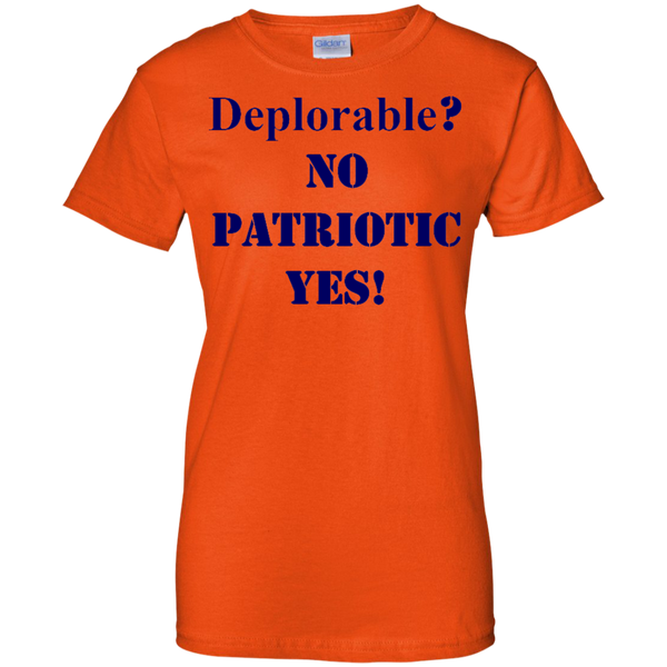 Deplorable Ladies Custom Cotton T-Shirt