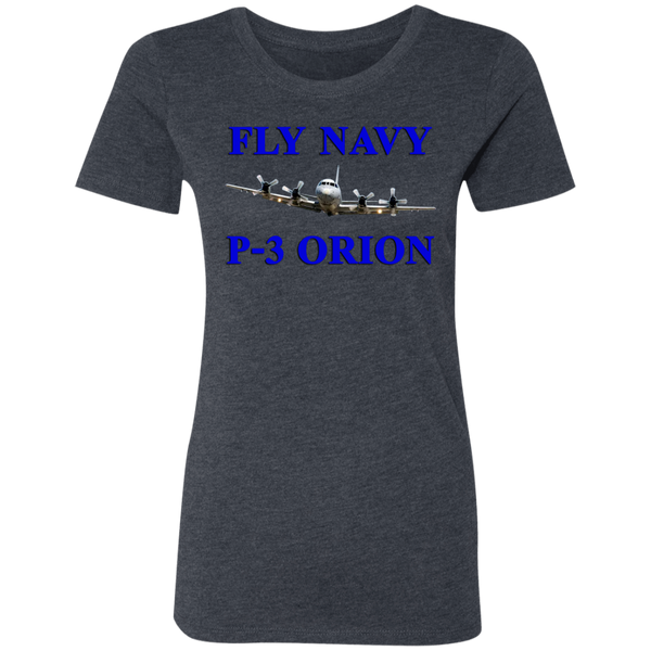 Fly Navy P-3 1 Ladies' Triblend T-Shirt