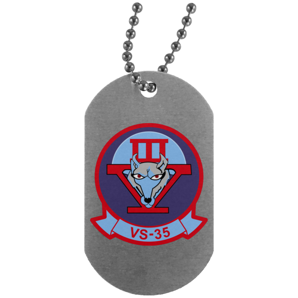 VS 35 5 Dog Tag - Silver