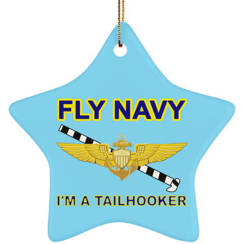 Fly Navy Tailhooker Ornament - Star