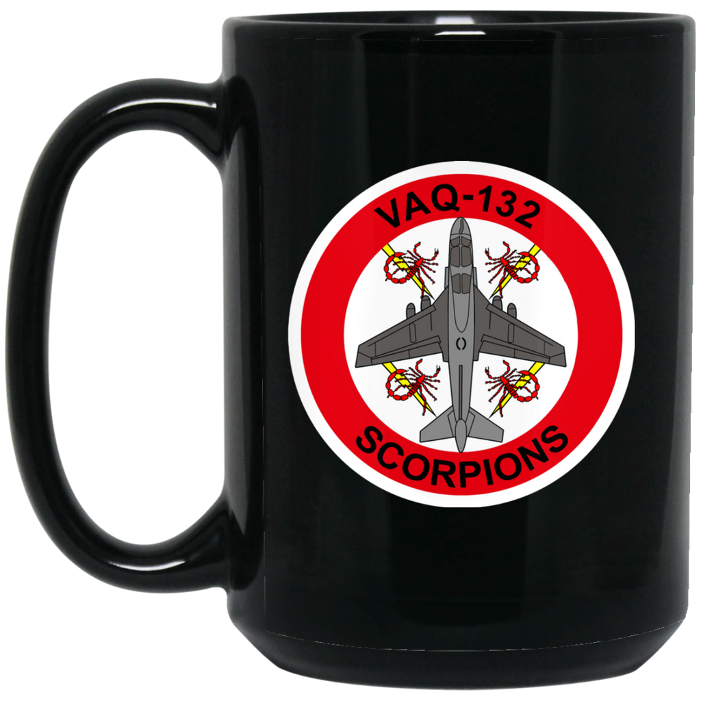 VAQ 132 7 Black Mug - 15oz