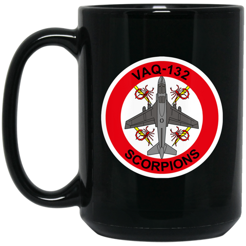 VAQ 132 7 Black Mug - 15oz