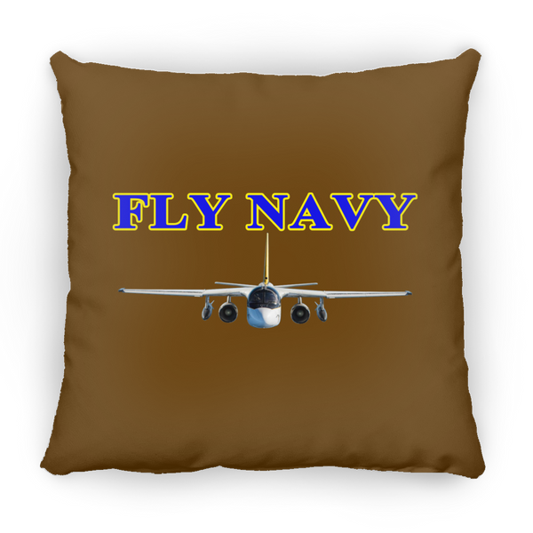 Fly Navy S-3 2 Pillow - Square - 14x14