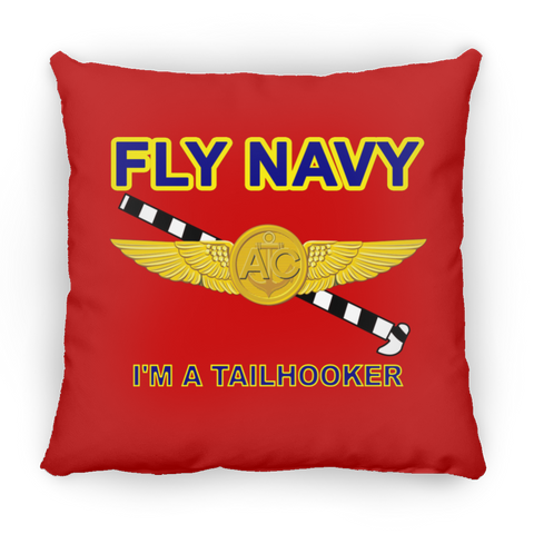 Fly Navy Tailhooker 2 Pillow - Square - 16x16