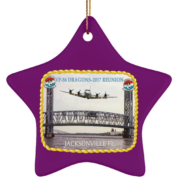 VP-56 2017 Reunion 1 Ornament Ceramic - Star