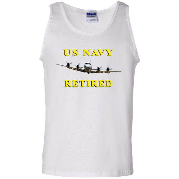 Navy Retired 1 Cotton Tank Top