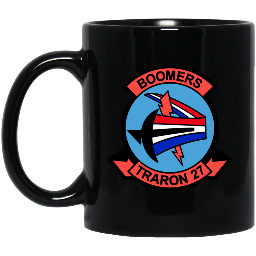 VT 27 3 Black Mug - 11oz