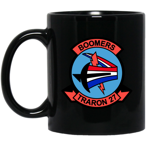 VT 27 3 Black Mug - 11oz