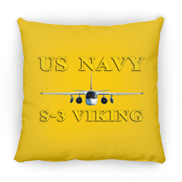 US Navy S-3 3 Pillow - Square - 16x16