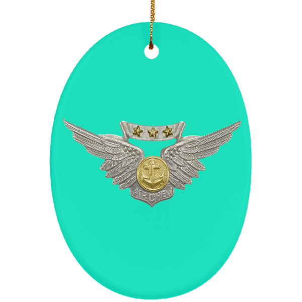 Combat Air 1 Ornament - Oval