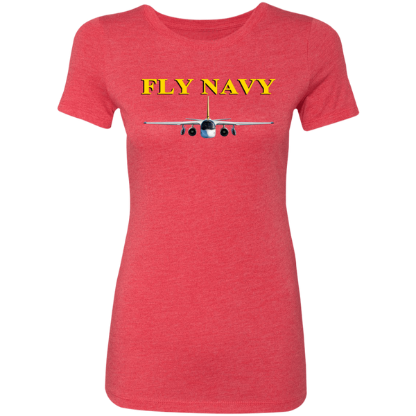 Fly Navy S-3 4 Ladies' Triblend T-Shirt