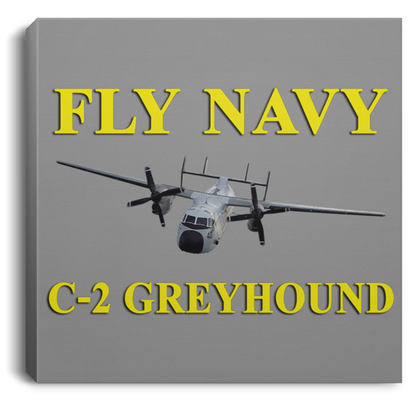 Fly Navy C-2 3 Canvas - Square .75in Frame