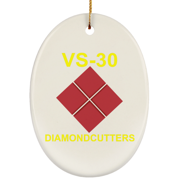 VS 30 4 Ornament Ceramic - Oval