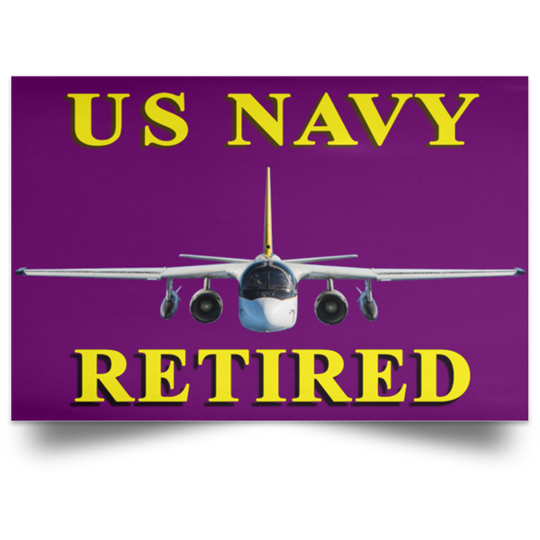 Navy Retired 2 Poster - Landscape