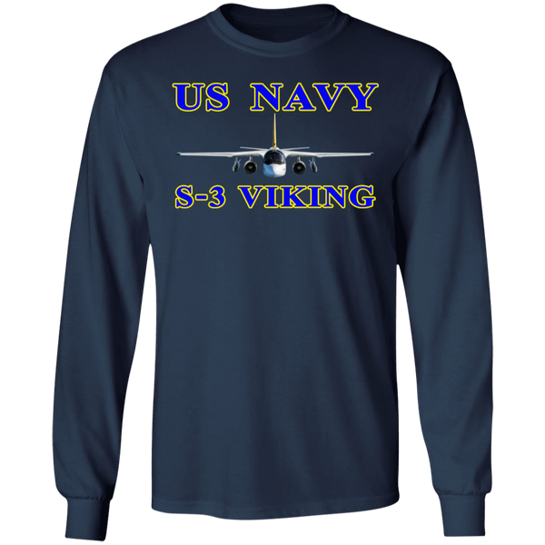 US Navy S-3 1 LS Ultra Cotton T-Shirt