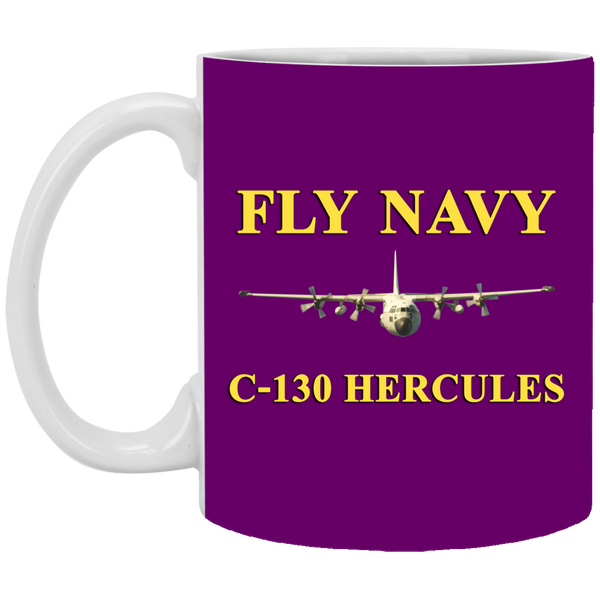 Fly Navy C-130 3 Mug - 11oz