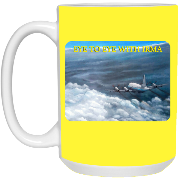 Eye To Eye With Irma White Mug - 15oz