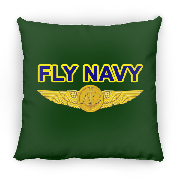 Fly Navy Aircrew Pillow - Square - 16x16