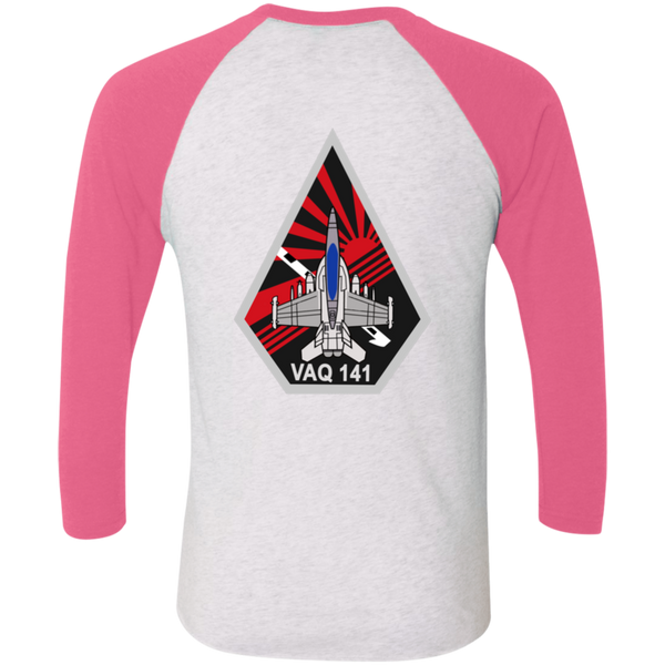 VAQ 141 7c Baseball Raglan T-Shirt