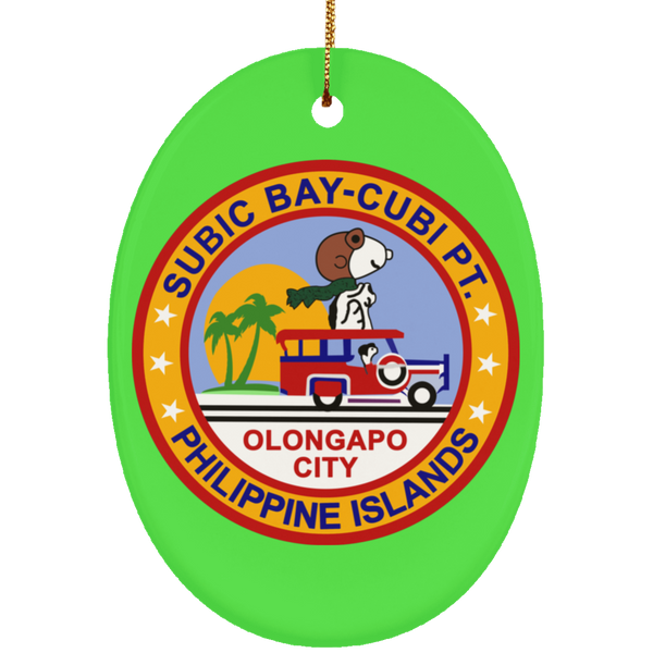 Subic Cubi Pt 01 Ornament - Oval