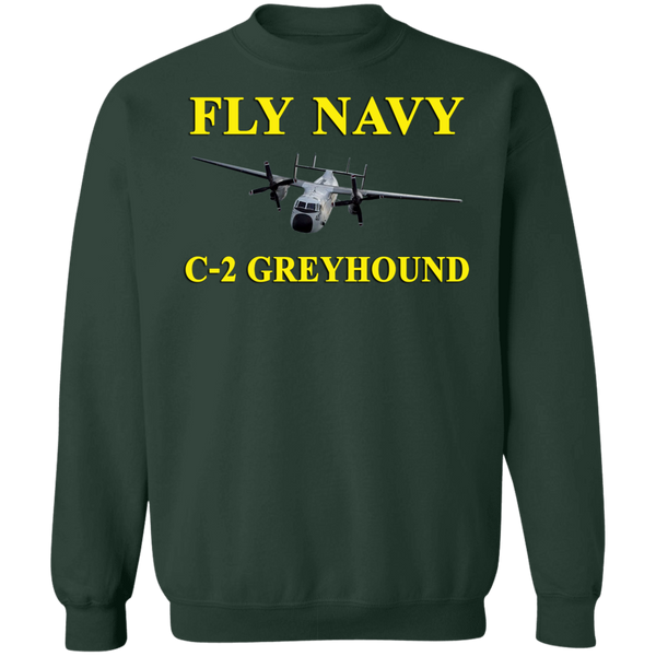 Fly Navy C-2 3 Crewneck Pullover Sweatshirt