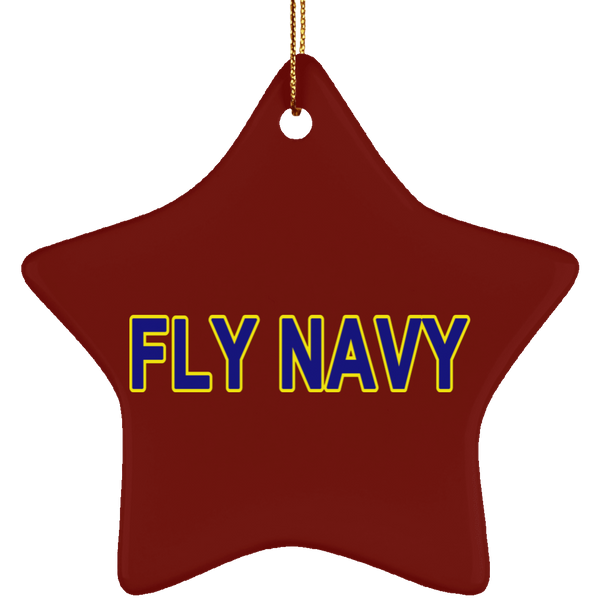 Fly Navy 2 Ornament - Star