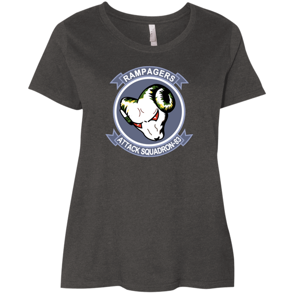 VA 83 2 Ladies' Curvy T-Shirt