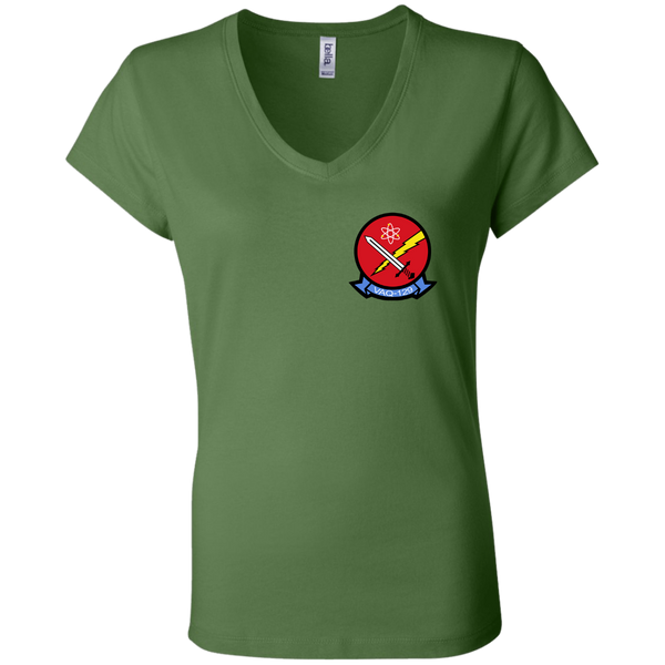 VAQ 129 1a Ladies Jersey V-Neck T-Shirt