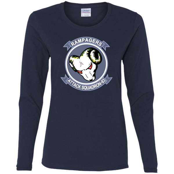 VA 83 2 Ladies' Cotton LS T-Shirt