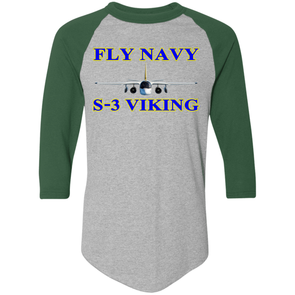 Fly Navy S-3 1 Colorblock Raglan Jersey