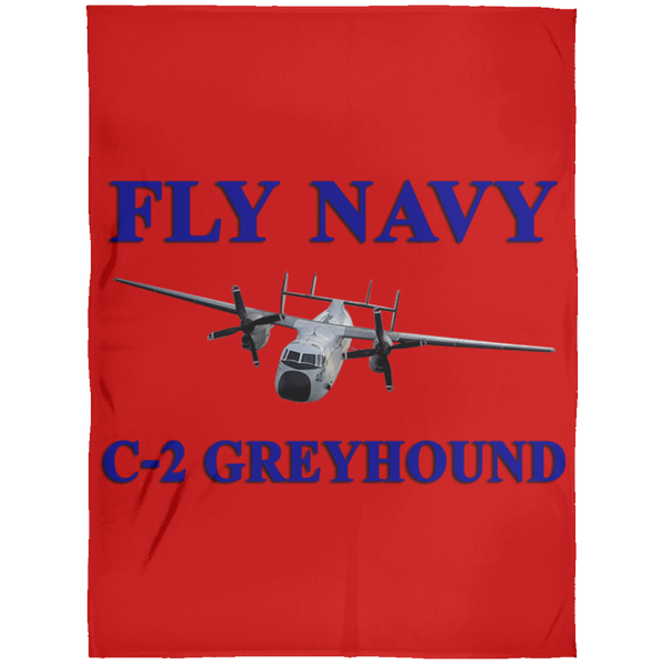 Fly Navy C-2 1 Blanket - Arctic Fleece Blanket 60x80