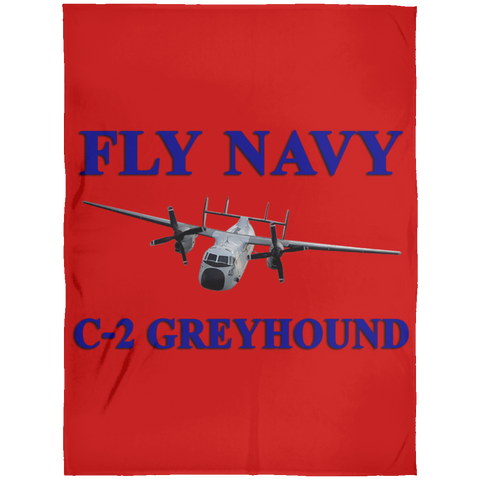 Fly Navy C-2 1 Blanket - Arctic Fleece Blanket 60x80