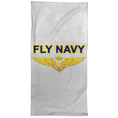 Fly Navy Aviator Hand Towel - 15x30