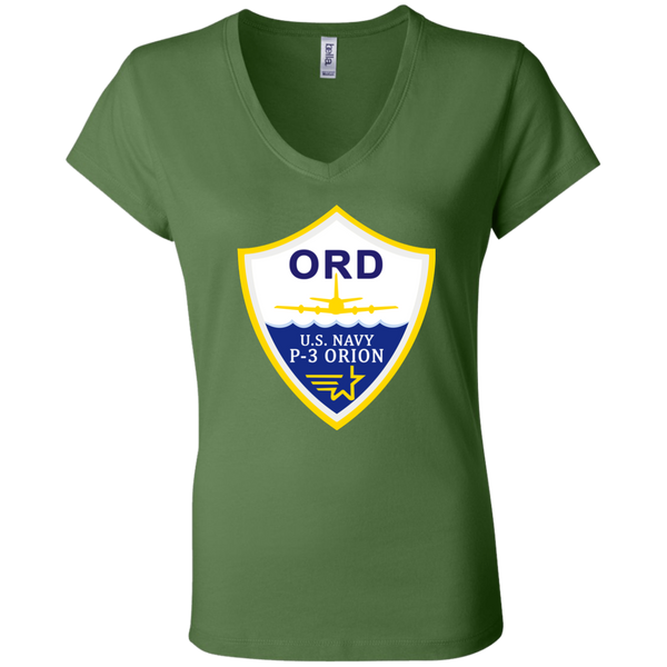 P-3 Orion 3 ORD Ladies Jersey V-Neck T-Shirt