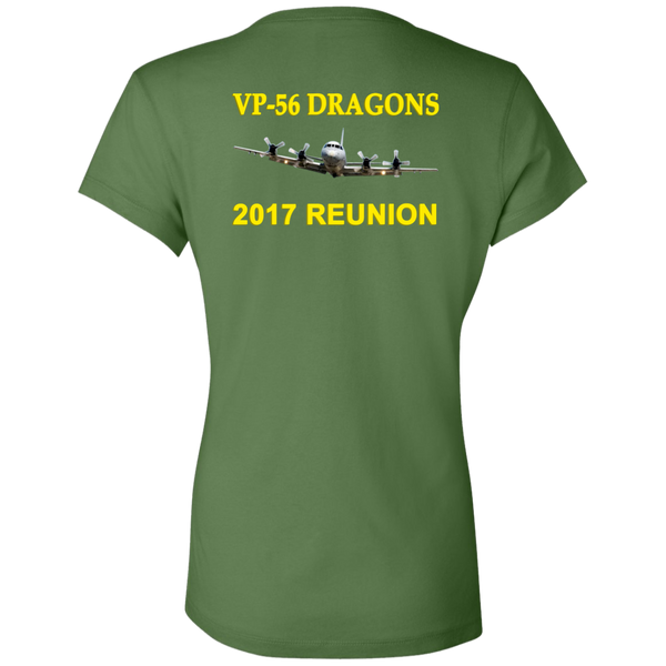 VP-56 2017 Reunion 1c Ladies Jersey V-Neck T-Shirt