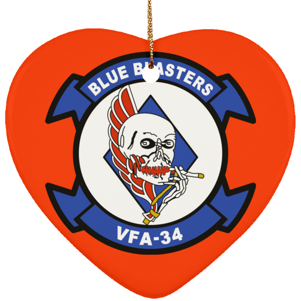 VFA 34 2 Ornament Ceramic - Heart