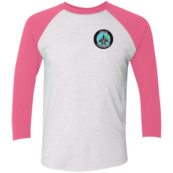 VAQ 135 5c Baseball Raglan T-Shirt