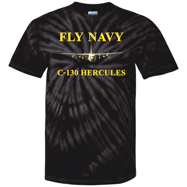 Fly Navy C-130 3 Cotton Tie Dye T-Shirt